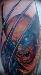 фото тату росомаха от 27.04.2018 №071 - Wolverine tattoo - tattoo-photo.ru