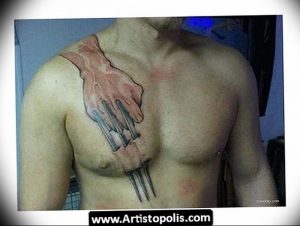 фото тату росомаха от 27.04.2018 №078 - Wolverine tattoo - tattoo-photo.ru