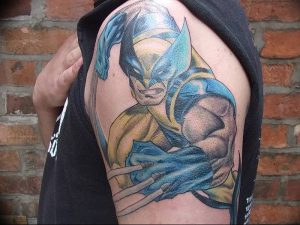 фото тату росомаха от 27.04.2018 №083 - Wolverine tattoo - tattoo-photo.ru