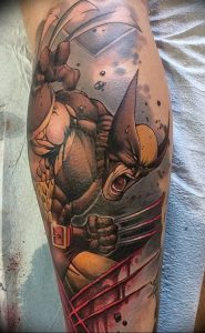 фото тату росомаха от 27.04.2018 №097 - Wolverine tattoo - tattoo-photo.ru