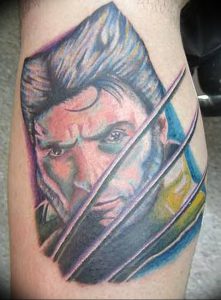 фото тату росомаха от 27.04.2018 №102 - Wolverine tattoo - tattoo-photo.ru