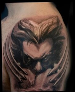 фото тату росомаха от 27.04.2018 №104 - Wolverine tattoo - tattoo-photo.ru