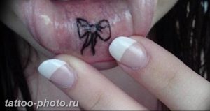 фото тату бантик 24.12.2018 №092 - photo tattoo bow - tattoo-photo.ru