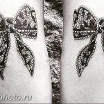 фото тату бантик 24.12.2018 №170 - photo tattoo bow - tattoo-photo.ru