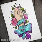 фото тату бантик 24.12.2018 №195 - photo tattoo bow - tattoo-photo.ru
