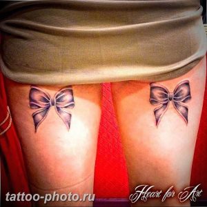 фото тату бантик 24.12.2018 №237 - photo tattoo bow - tattoo-photo.ru