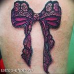 фото тату бантик 24.12.2018 №316 - photo tattoo bow - tattoo-photo.ru