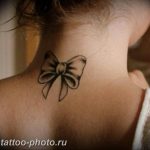 фото тату бантик 24.12.2018 №433 - photo tattoo bow - tattoo-photo.ru