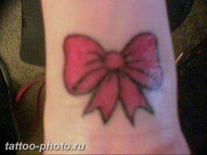 фото тату бантик 24.12.2018 №439 - photo tattoo bow - tattoo-photo.ru