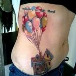 фото тату воздушный шар 22.12.2018 №026 - photo tattoo balloon - tattoo-photo.ru
