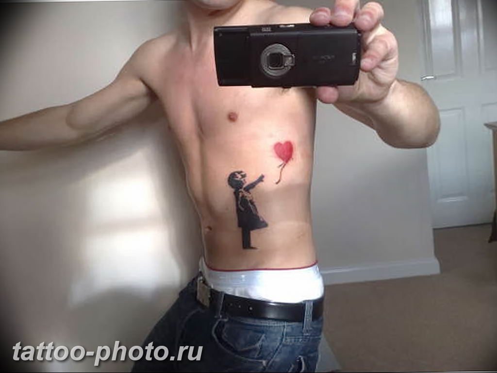 фото тату воздушный шар 22.12.2018 №044 - photo tattoo balloon - tattoo-photo.ru
