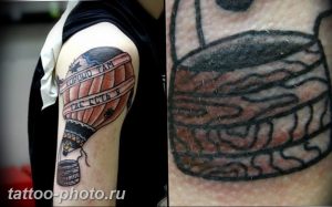 фото тату воздушный шар 22.12.2018 №106 - photo tattoo balloon - tattoo-photo.ru