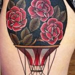 фото тату воздушный шар 22.12.2018 №175 - photo tattoo balloon - tattoo-photo.ru