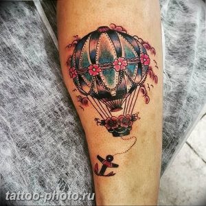 фото тату воздушный шар 22.12.2018 №207 - photo tattoo balloon - tattoo-photo.ru