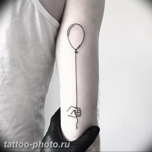 фото тату воздушный шар 22.12.2018 №230 - photo tattoo balloon - tattoo-photo.ru