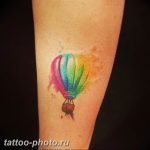 фото тату воздушный шар 22.12.2018 №237 - photo tattoo balloon - tattoo-photo.ru