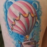 фото тату воздушный шар 22.12.2018 №249 - photo tattoo balloon - tattoo-photo.ru