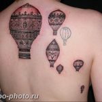 фото тату воздушный шар 22.12.2018 №252 - photo tattoo balloon - tattoo-photo.ru