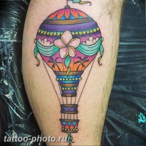 фото тату воздушный шар 22.12.2018 №258 - photo tattoo balloon - tattoo-photo.ru