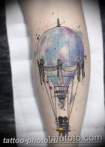 фото тату воздушный шар 22.12.2018 №334 - photo tattoo balloon - tattoo-photo.ru