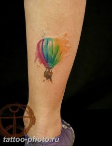 фото тату воздушный шар 22.12.2018 №355 - photo tattoo balloon - tattoo-photo.ru