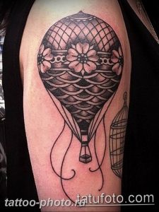 фото тату воздушный шар 22.12.2018 №367 - photo tattoo balloon - tattoo-photo.ru