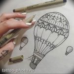 фото тату воздушный шар 22.12.2018 №399 - photo tattoo balloon - tattoo-photo.ru