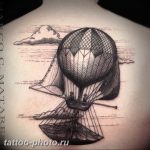 фото тату воздушный шар 22.12.2018 №426 - photo tattoo balloon - tattoo-photo.ru