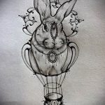 фото тату воздушный шар 22.12.2018 №429 - photo tattoo balloon - tattoo-photo.ru