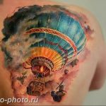фото тату воздушный шар 22.12.2018 №444 - photo tattoo balloon - tattoo-photo.ru
