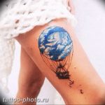 фото тату воздушный шар 22.12.2018 №491 - photo tattoo balloon - tattoo-photo.ru