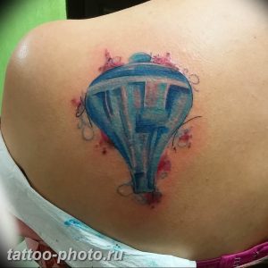 фото тату воздушный шар 22.12.2018 №503 - photo tattoo balloon - tattoo-photo.ru