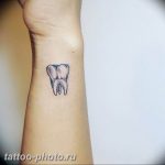 фото тату зуб 23.12.2018 №025 - photo tattoo tooth - tattoo-photo.ru