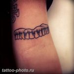 фото тату зуб 23.12.2018 №081 - photo tattoo tooth - tattoo-photo.ru