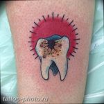 фото тату зуб 23.12.2018 №157 - photo tattoo tooth - tattoo-photo.ru