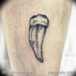 фото тату зуб 23.12.2018 №176 - photo tattoo tooth - tattoo-photo.ru