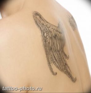 фото тату крылья 23.12.2018 №038 - photo tattoo wings - tattoo-photo.ru