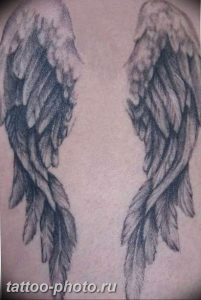 фото тату крылья 23.12.2018 №045 - photo tattoo wings - tattoo-photo.ru