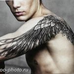 фото тату крылья 23.12.2018 №055 - photo tattoo wings - tattoo-photo.ru