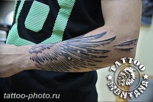 фото тату крылья 23.12.2018 №096 - photo tattoo wings - tattoo-photo.ru