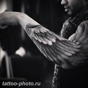 фото тату крылья 23.12.2018 №110 - photo tattoo wings - tattoo-photo.ru