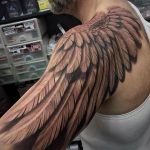 фото тату крылья 23.12.2018 №166 - photo tattoo wings - tattoo-photo.ru