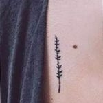 фото тату лаванда 24.12.2018 №005 - photo tattoo lavender - tattoo-photo.ru