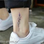 фото тату лаванда 24.12.2018 №031 - photo tattoo lavender - tattoo-photo.ru
