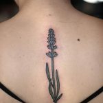 фото тату лаванда 24.12.2018 №041 - photo tattoo lavender - tattoo-photo.ru