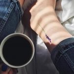 фото тату лаванда 24.12.2018 №042 - photo tattoo lavender - tattoo-photo.ru