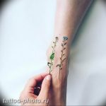 фото тату лаванда 24.12.2018 №046 - photo tattoo lavender - tattoo-photo.ru