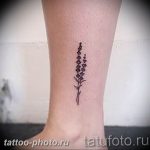 фото тату лаванда 24.12.2018 №057 - photo tattoo lavender - tattoo-photo.ru