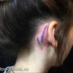 фото тату лаванда 24.12.2018 №058 - photo tattoo lavender - tattoo-photo.ru