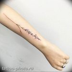 фото тату лаванда 24.12.2018 №100 - photo tattoo lavender - tattoo-photo.ru